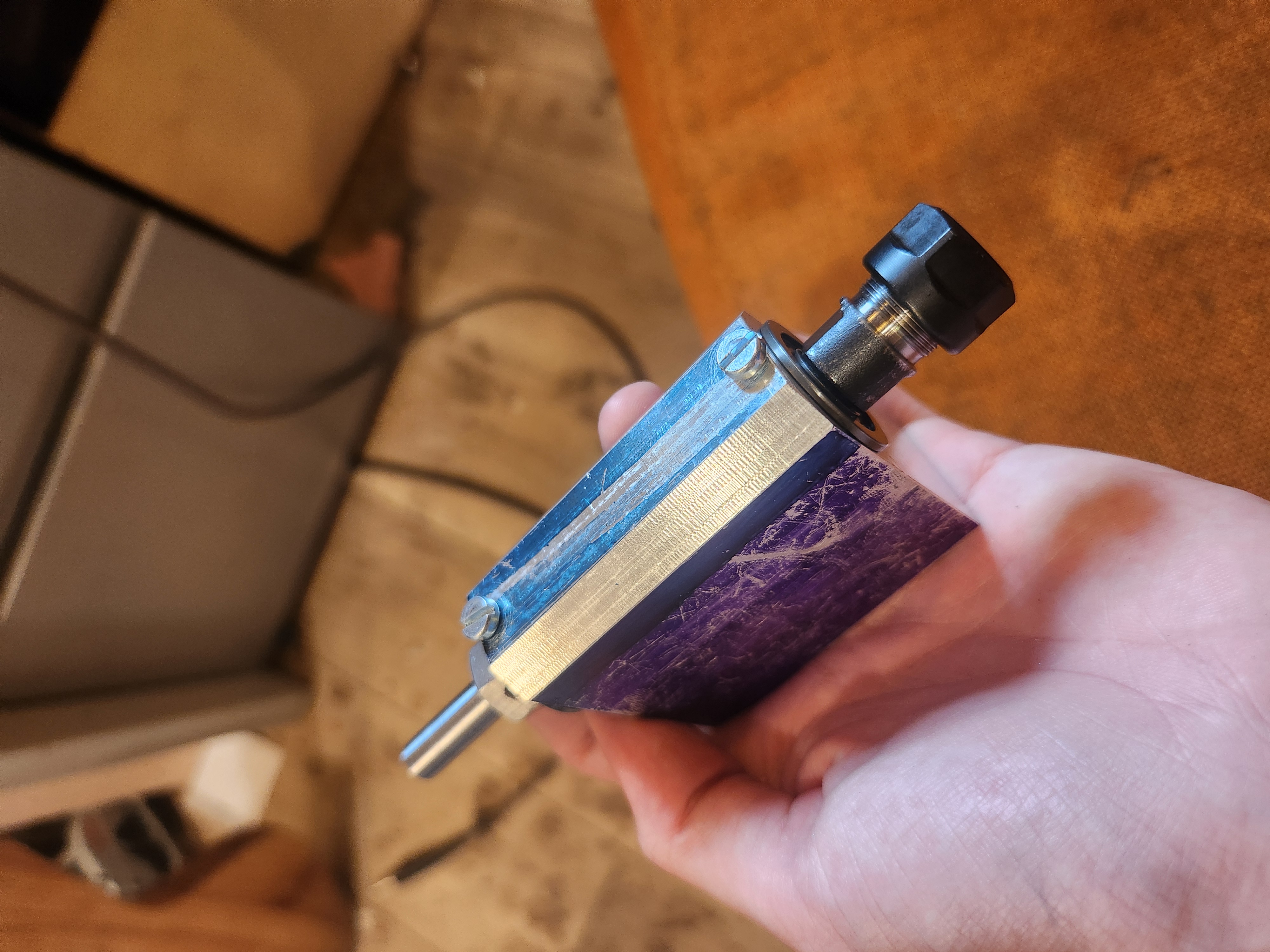 Cutting bearing seats and drilling main hole